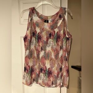 Pleated dress shirt by Essentials by Milano large